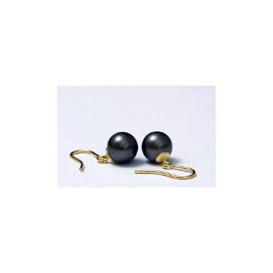 Luna-Pearls - O88 - Ohrhänger - Tahitiperlen 9mm - 750/ - Gold