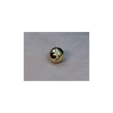 Luna-Pearls - WS2 - Bajonettschließe - 750/ -Gelbgold hochglanzpoliert - 12mm