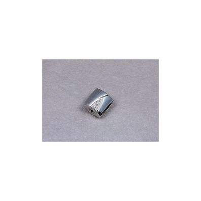 Luna-Pearls - WS21 - Bajonettschließe - 750 Weißgold - 4 Brillanten 0,05ct - 10mm