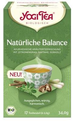 Yogi Tea®, Yogi Tea GmbH Yogi Tea® Natürliche Balance Bio 17 x 2,0g