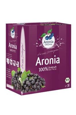 Aronia Original 3x Bio Aronia 100% Direktsaft 3l 3l