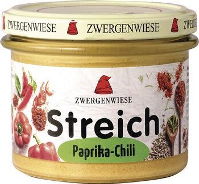 Zwergenwiese 6x Paprika-Chili Streich 180g