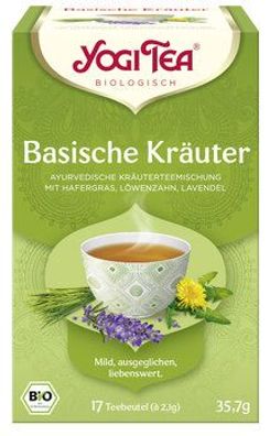 Yogi Tea®, Yogi Tea GmbH Yogi Tea® Basische Kräuter Bio 17x2,1g