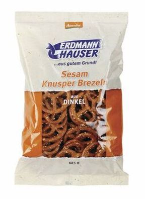 ErdmannHAUSER Getreideprodukte GmbH 6x demeter Dinkel-Knusperbrezeln 125g