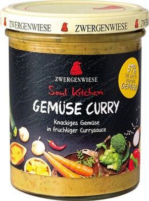 Zwergenwiese 6x Soul Kitchen Gemüse Curry 370g