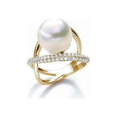 Luna-Pearls - 005.1004 - Ring - 750 Gelbgold - Südsee-Zuchtperle 11-12mm