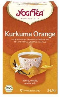 Yogi Tea®, Yogi Tea GmbH Yogi Tea® Kurkuma Orange Bio 17x2,0g