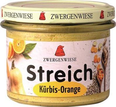 Zwergenwiese 6x Kürbis Orange Streich 180g