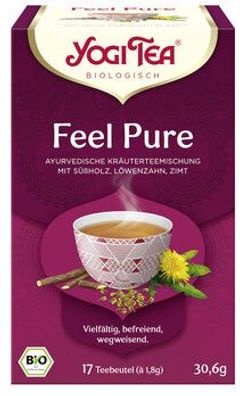 Yogi Tea®, Yogi Tea GmbH Yogi Tea® Feel Pure Bio 17x1,8g