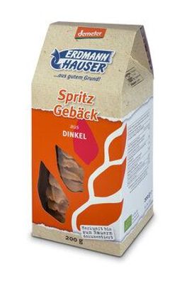 ErdmannHAUSER Getreideprodukte 3x demeter Dinkel-Spritzgebäck 200g