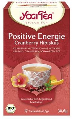 Yogi Tea®, Yogi Tea GmbH 3x Yogi Tea® Positive Energie Cranberry Hibiskus Bio ...