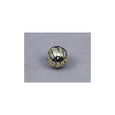 Luna-Pearls - WS91 - Bajonettschließe - 585 Gelbgold - 0,11ct Brillanten - 12mm