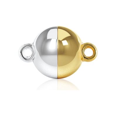 Luna-Pearls - HS1102 - Magnetschließe - 925 Silber teilvergoldet - Smart-Line