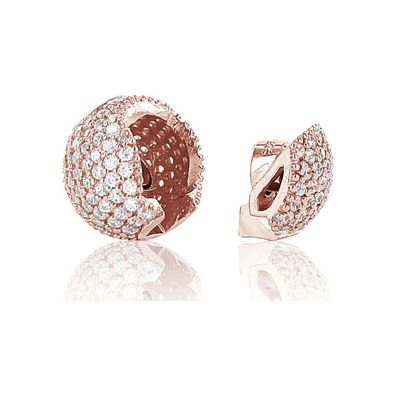 Luna-Pearls - HS1076 - Magnetschließe - 925 Silber rosévergoldet - Zirkonia