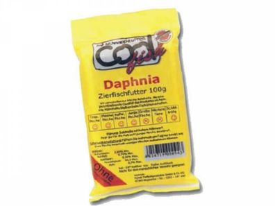 Cool fish Daphnia Fischfutter tiefgekühlt 100 g (Inhalt Paket: 50 Stück)