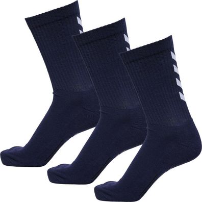 HUMMEL Fundamental Socken 3er Pack (3 Paar Socken!) Marine NEU