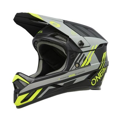 O'NEAL Bike Fullface Helm Backflip Strike Black/ Neon Yellow