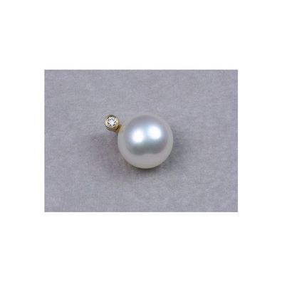 Luna-Pearls - 202.0700 - Anhänger - Süßwasser-Zuchtperle - 1 Brillant H/ SI 0,02 ct.
