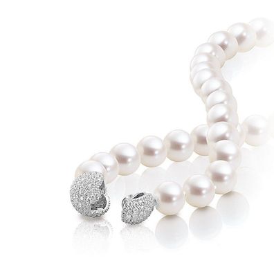 Luna-Pearls - 218.0032 - Collier - 925 Silber rhodiniert - 42cm