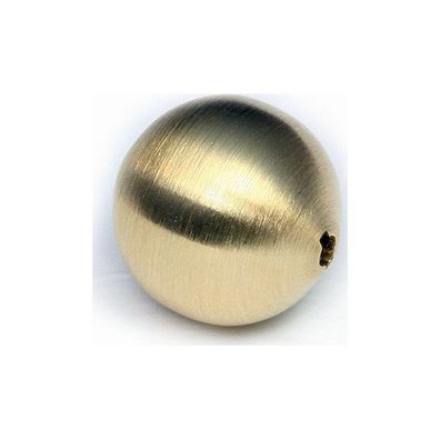 Luna-Pearls - WS27 - Bajonettschließe - 750 Gelbgold mattiert - 13mm