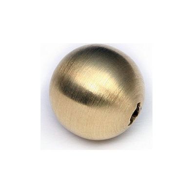 Luna-Pearls - WS26 - Bajonettschließe - 585 Gelbgold mattiert - 11mm