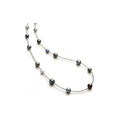 Luna-Pearls - 216.0581 - Collier - 925 Silber rhodiniert - Labradorit - 100cm