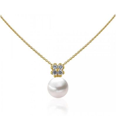 Luna-Pearls - 216.0709 - Collier - 750 Gelbgold - Akoyaperle 8-8.5mm