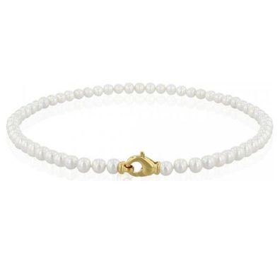 Luna-Pearls - 218.0061 - Halskette - 925 Silber vergoldet - 45cm