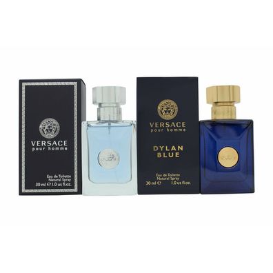 Versace Homme Gift Set 30ml Pour Homme EDT + 30ml Dylan Blue EDT