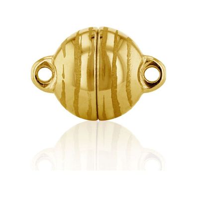 Luna-Pearls - HS1324 - Magnetschließe - 925 Silber gelbvergoldet - Smart-Line