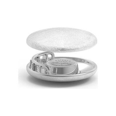 Luna-Pearls - 666.0099 - Magnetschließe mehrreihig - 925 Silber rhodiniert eismatt