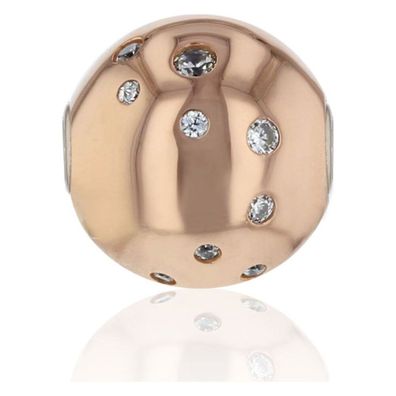 Luna-Pearls - HS1280 - Wechselschließe - 925 Silber rosévergoldet - Zirkonia