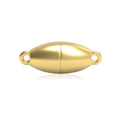 Luna-Pearls - HS1467 - Magnetschließe Olive - 585 Gelbgold