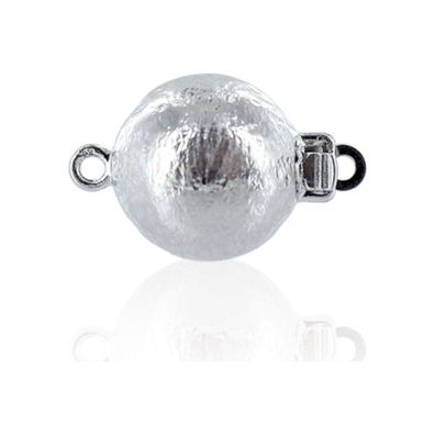 Luna-Pearls - HS1463 - Kugel-Schließe - 925 Silber rhodiniert