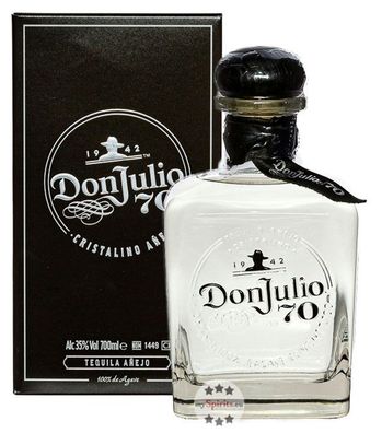 Don Julio 70 Tequila Añejo Cristalino (35 % Vol., 0,7 Liter) (35 % Vol., hide)