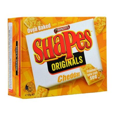 Arnott's Shapes Originals Cheddar Cracker 175 g