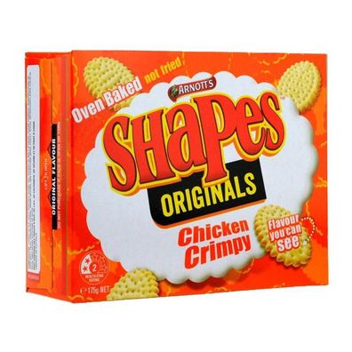 Arnott's Shapes Originals Chicken Crimpy Cracker 175 g