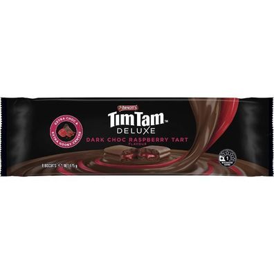 Tim Tam Dark Choc Raspberry Tart Biscuits Triple Pack 3x175 g