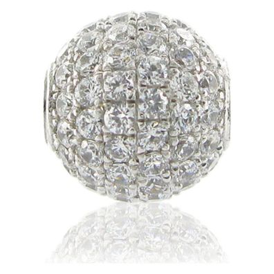 Luna-Pearls - HS1398 - Wechselschließe - 925 Silber rhodiniert - Zirkonia