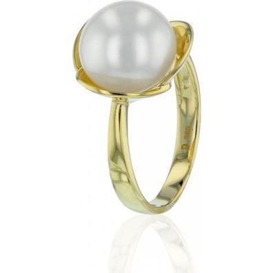 Luna-Pearls - 008.0564 - Ring - 585 Gelbgold - Süßwasser-Zuchtperle 10.5-11mm