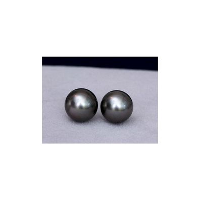 Luna-Pearls - O145 - Ohrstecker - Tahitiperlen 9-10mm - 585/ -
