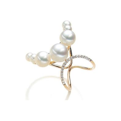 Luna-Pearls - 005.0947 - Ring - 585 Roségold - 19 Brillanten 0,10ct