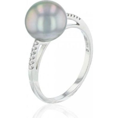 Luna-Pearls - 005.1037 - Ring - 750 Weißgold - Tahiti-Zuchtperle 9-10mm