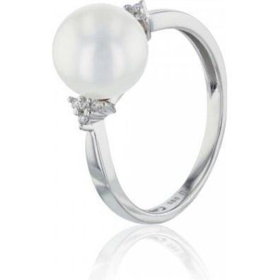 Luna-Pearls - 005.1031 - Ring - 585 Weißgold - Süßwasser-Zuchtperle 9-9.5mm