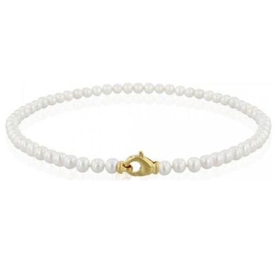 Luna-Pearls - 218.0059 - Collier - 925 Silber vergoldet - 45cm