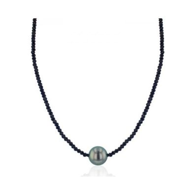 Luna-Pearls - 216.0718 - Collier - 925 Silber - Tahiti-Zuchtperle 9-10 mm - 43cm