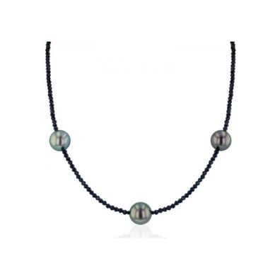 Luna-Pearls - 216.0719 - Collier - 925 Silber - Tahiti-Zuchtperle 9-10 mm - 43cm