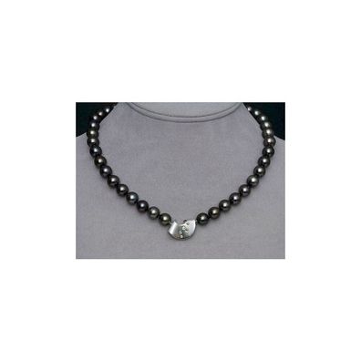 Luna-Pearls - WS44 - Bajonettschließe - 585 Weißgold - 0,55ct Diamant