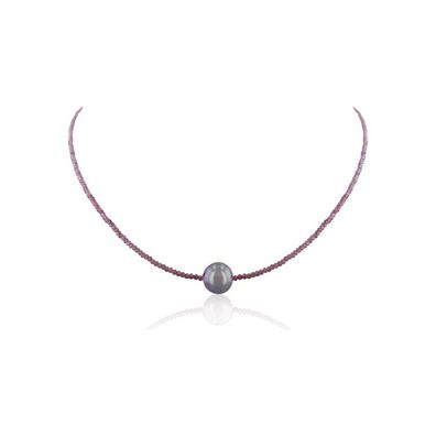 Luna-Pearls - 216.0716 - Collier - 750 Roségold - Spinell