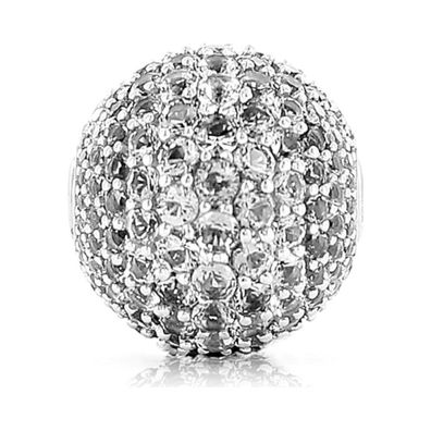 Luna-Pearls - HS1207 - Wechselschließe - 925 Silber rhodiniert - Zirkonia